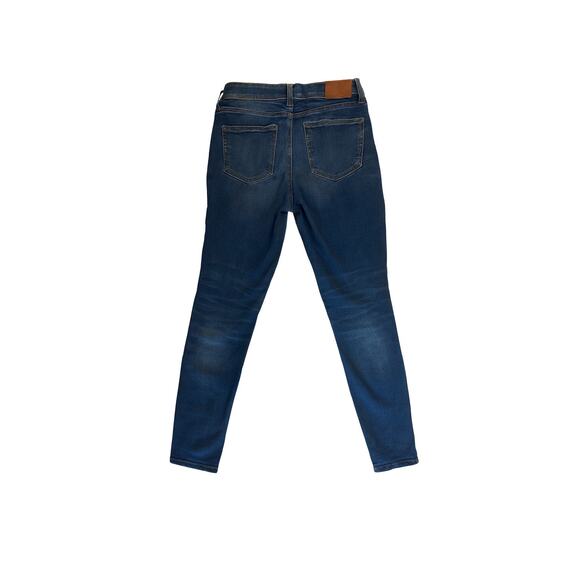 Madewell 9” High-Rise Skinny Jeans Dark Wash Size 27 trendy high waisted - Picture 2 of 5